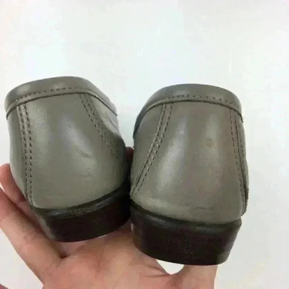 Sas Womans Flats Sz 7 S Gray Leather Slip On Penny - Picture 6 of 8